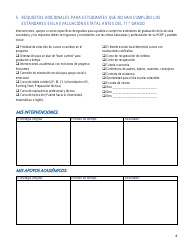 Plan De Estudios Para La Escuela Secundaria Y El Futuro - Washington (Spanish), Page 8