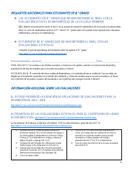 Plan De Estudios Para La Escuela Secundaria Y El Futuro - Washington (Spanish), Page 9