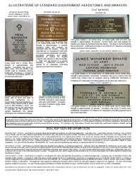 VA Form 40-1330 Claim for Standard Government Headstone or Marker, Page 2