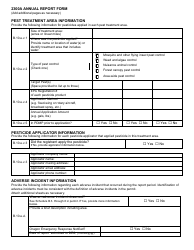 2300a Annual Report Form - Npdes Pesticide General Permit - Oregon, Page 3
