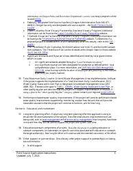Instructions for Point Source Project Loan Application (Design and Construction Projects) - Oregon, Page 5