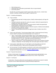 Instructions for Point Source Project Loan Application (Design and Construction Projects) - Oregon, Page 6