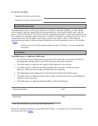Point Source Project Loan Application (Design and Construction Projects) - Oregon, Page 21