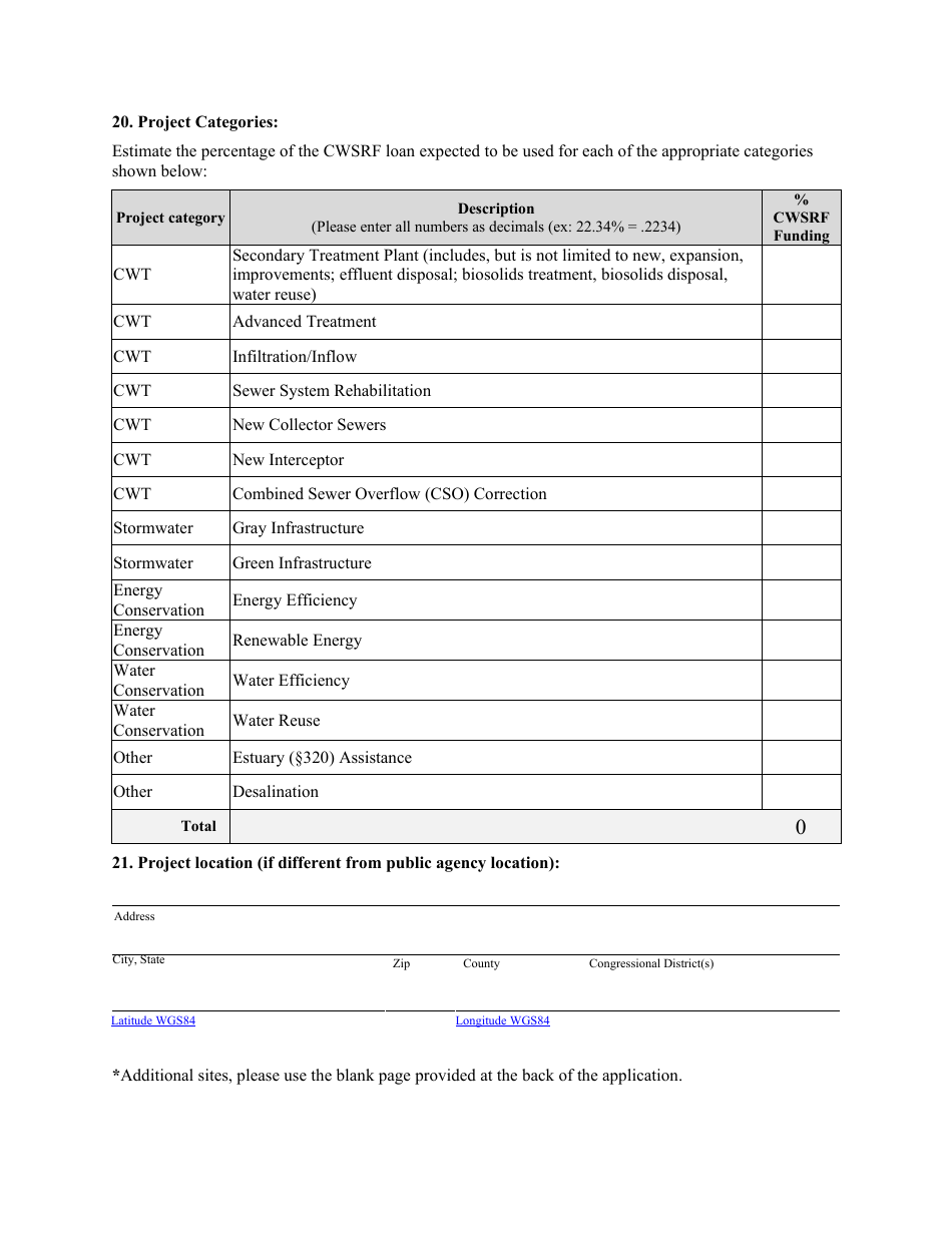 Point Source Project Loan Application (Design and Construction Projects) - Oregon, Page 7