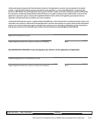 Advanced Practice Registered Nurse (Aprn) Dispensing Registration Application - Nevada, Page 5