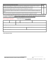Dispensing Practitioner Registration Application - Nevada, Page 3