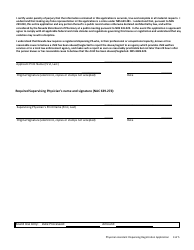 Physician Assistant (Pa) Dispensing Registration Application - Nevada, Page 4