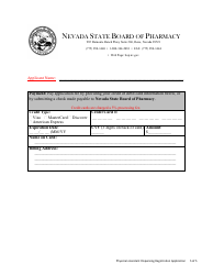 Physician Assistant (Pa) Dispensing Registration Application - Nevada, Page 5