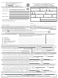 Form LB-0441 &quot;Report to Determine Status - Application for Employer Number&quot; - Tennessee