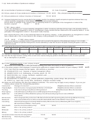 Form LB-0441 Report to Determine Status - Application for Employer Number - Tennessee, Page 2