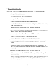 Agricultural Compost Registration Application Form - Rhode Island, Page 3