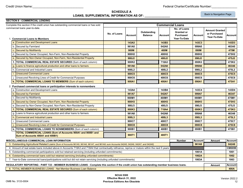 NCUA Form 5300 Fill Out, Sign Online and Download Printable PDF