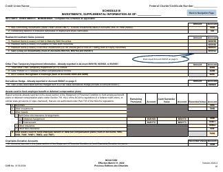NCUA Form 5300 Call Report, Page 20