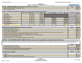 NCUA Form 5300 Call Report, Page 23