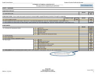 NCUA Form 5300 Call Report, Page 6
