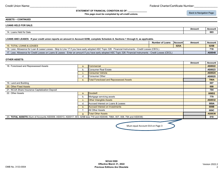 NCUA Form 5300 Fill Out, Sign Online and Download Printable PDF