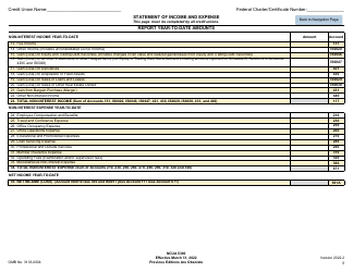NCUA Form 5300 Call Report, Page 9