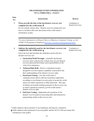Instructions for NCUA Profile Form 4501A Credit Union Profile Form, Page 37