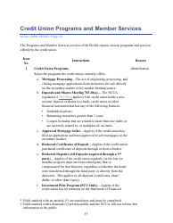 Instructions for NCUA Profile Form 4501A Credit Union Profile Form, Page 38