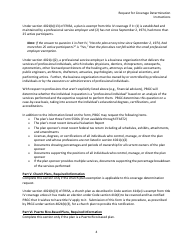 Instructions for Request for Coverage Determination, Page 4