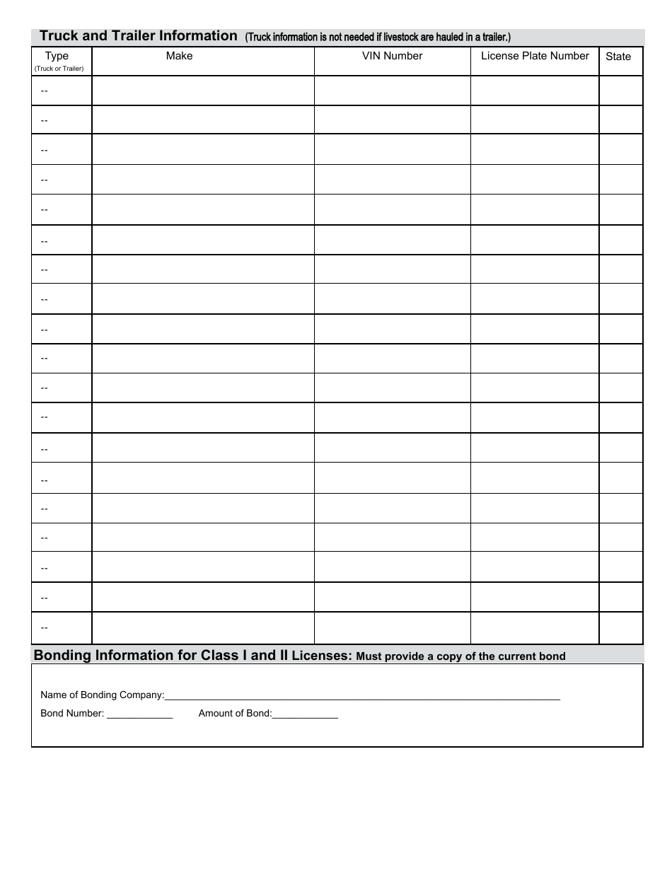 Form AH-047 Livestock Dealer License Application - Michigan, Page 2