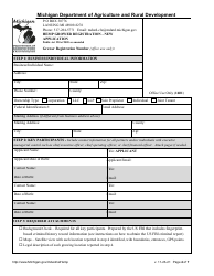 Hemp Grower Registration - New Application - Michigan, Page 4