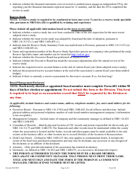 Form 562 Annual Association Registration - Nevada, Page 4