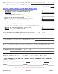 Form 609 Reserve Study Summary Form (Nrs 116.31152) - Nevada, Page 2