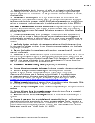 Instrucciones para Formulario FL-195 Retencion De Ingresos Para Manutencion - California (Spanish), Page 2