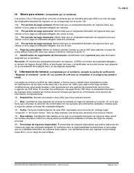 Instrucciones para Formulario FL-195 Retencion De Ingresos Para Manutencion - California (Spanish), Page 4