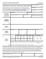 Form CMS-29 Verification of Clinic Data - Rural Health Clinic Program, Page 3