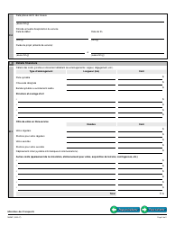 Forme V-3187 Demande D&#039;aide Financiere - Programme D&#039;aide Financiere Au Developpement DES Transports Actifs Dans Les Perimetres Urbains (Tapu) - Quebec, Canada (French), Page 2