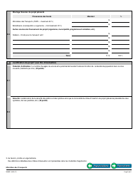 Forme V-3187 Demande D&#039;aide Financiere - Programme D&#039;aide Financiere Au Developpement DES Transports Actifs Dans Les Perimetres Urbains (Tapu) - Quebec, Canada (French), Page 3