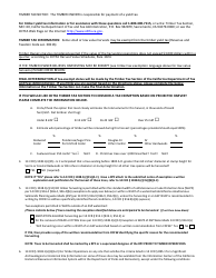Form RM-73 (1038C) Structure Protection Exemption - Removal of Fire Hazard Trees From 0 to 150 Feet of an Approved and Legally Permitted Structure - California, Page 2