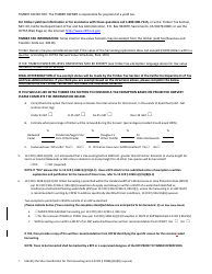 Form RM-73 (1038C6) Structure Protection Exemption - Removal of Fire Hazard Trees From 150 to 300 Feet of an Approved and Legally Permitted or (Habitable) Structure - California, Page 2