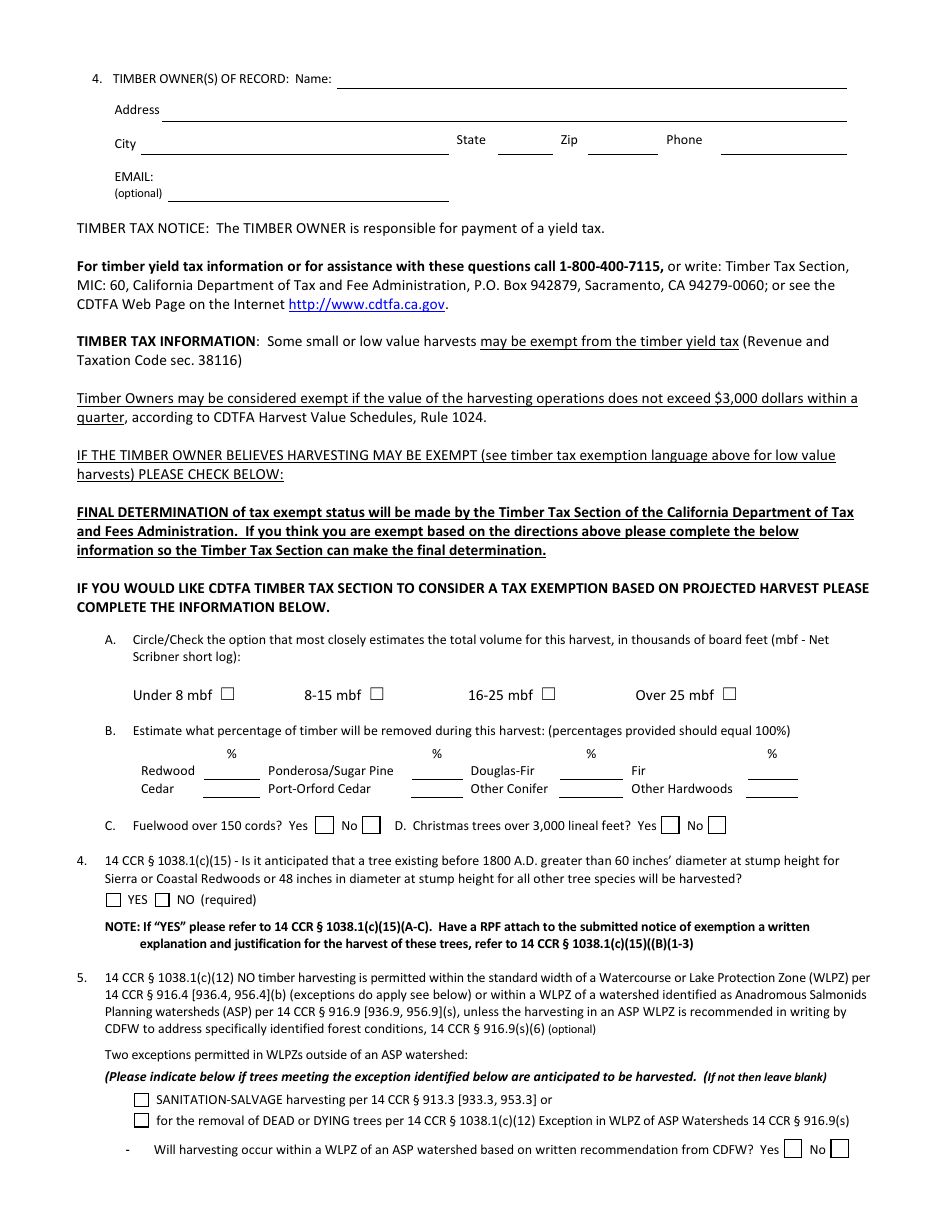 Form RM-73 (1038(E)) Download Fillable PDF or Fill Online Oak Woodland ...