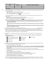 Form RM-73 (1038(E)) Oak Woodland Restoration Exemption Form - California, Page 4