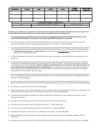 Form RM-73 (1038(E)) Oak Woodland Restoration Exemption Form - California, Page 5