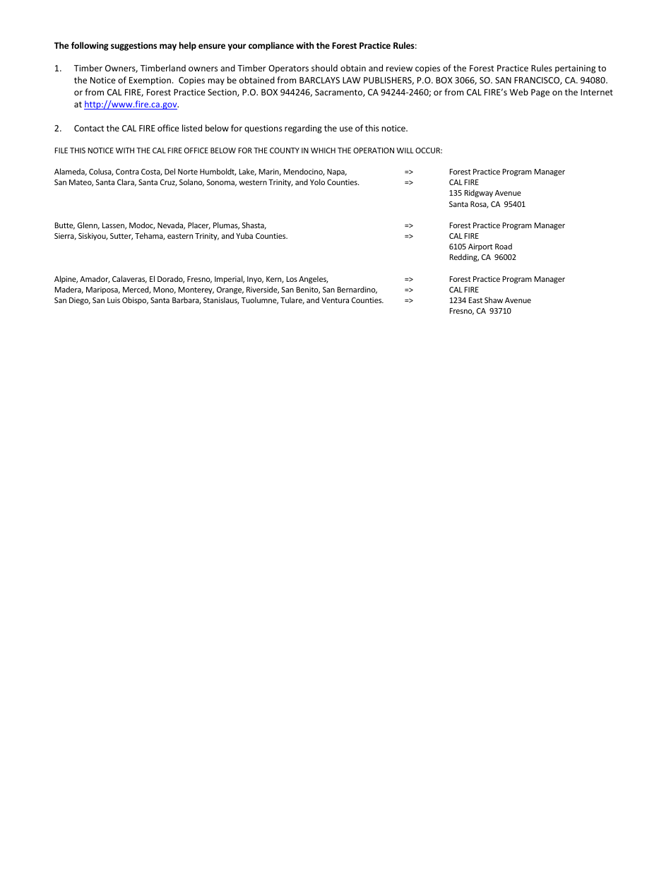 Form RM-73 (1038(E)) Oak Woodland Restoration Exemption Form - California, Page 7