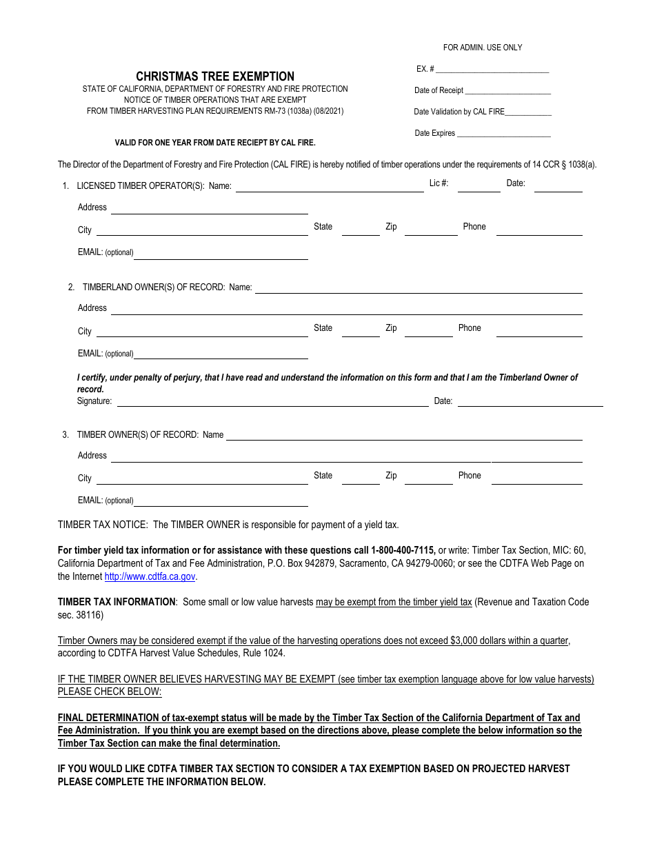 Form RM-73 (1038A) - Fill Out, Sign Online and Download Fillable PDF ...