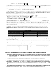 Form RM-73 (1038A) Christmas Tree Exemption - California, Page 2