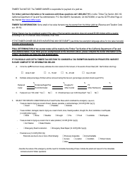 Form RM-67 Notice of Emergency Timber Operations - California, Page 3