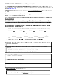 Form RM-65 Notice of Emergency Timber Operations Fuel Hazard Reduction - California, Page 3