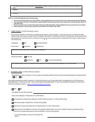 Form RM-65 Notice of Emergency Timber Operations Fuel Hazard Reduction - California, Page 4
