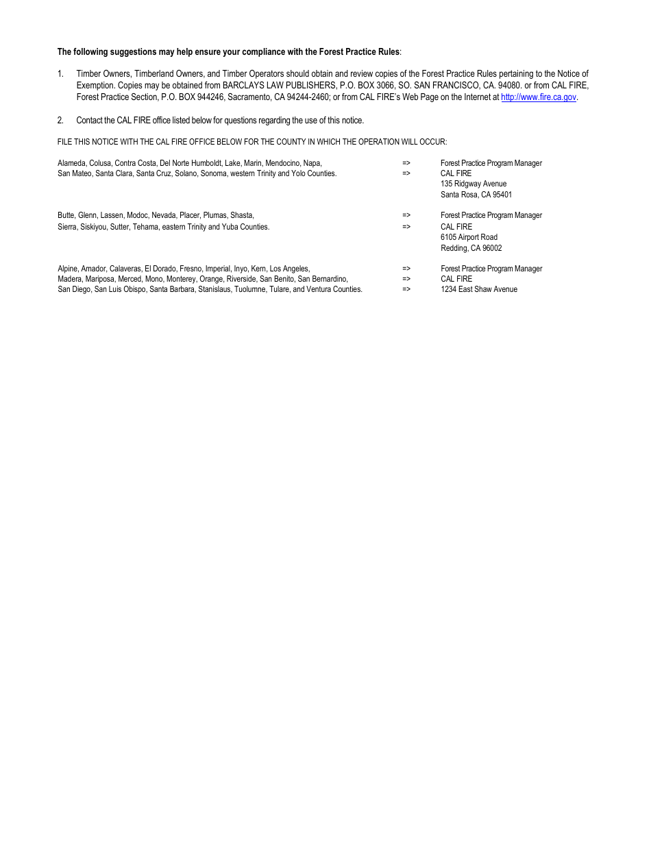 Form RM-73 Less Than 3 Acre Conversion Exemption - California, Page 5