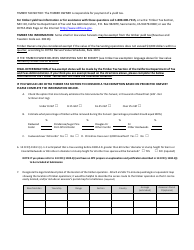 Form RM-73 Public Agency, Public and Private Utility Right of Way Exemption - California, Page 2