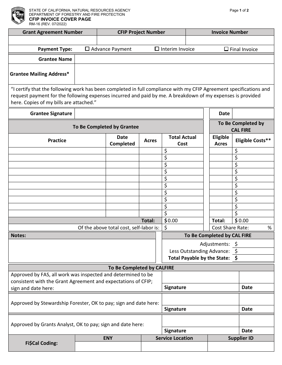 Form RM-16 - Fill Out, Sign Online and Download Fillable PDF ...