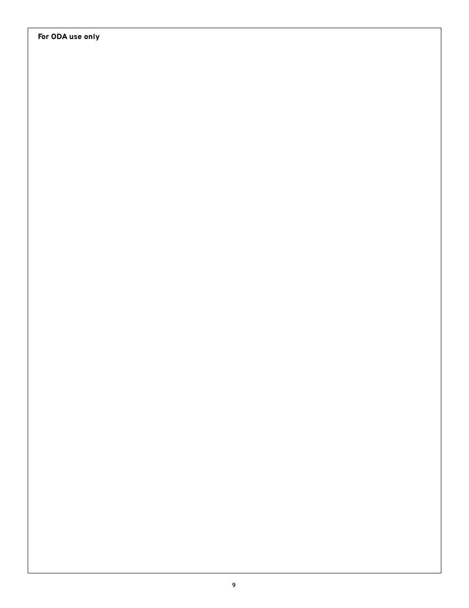 Agricultural Drainage Channel Maintenance Notification Form (notice) - Oregon, Page 9