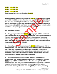 Third Ground Rent Demand Notice - Maryland, Page 5