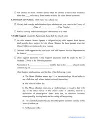 Divorce Settlement Agreement Template - Arizona, Page 13